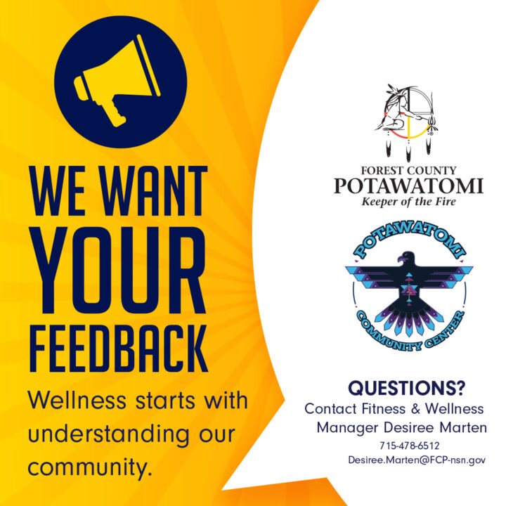 Community Wellness Survey – We Want Your Feedback!